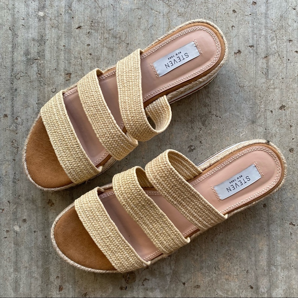 Steven | New York Lancey Platform Slides Sandals … - image 3